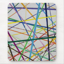 Links, Connections, Colorful Paths, Colorful Lines mousepads