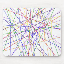 LINKS OF COLORFUL PATHS MOUSEPAD