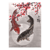 Chinese+koi+fish+art