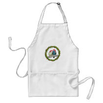 Linnie Christmas wreath Aprons