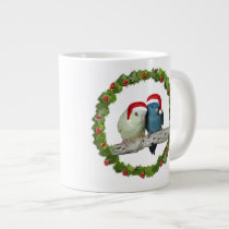 Linnie Christmas Wreath Jumbo Mugs