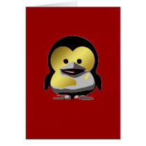 Linux Baby Tux d'Or cards by eritor Linux Baby Tux d'Or cards
