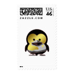 Linux Baby Tux d'Or Postage Stamps