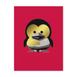 Linux Baby Tux d'Or Post Card