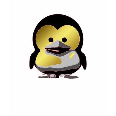 Linux Baby Tux d'Or Shirts by eritor