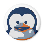 Linux Baby Tux II Fridge Magnets