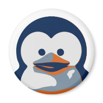 Linux Baby Tux II magnets by eritor Linux Baby Tux II magnets