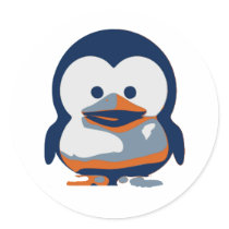 Linux Baby Tux II stickers by eritor Linux Baby Tux II stickers
