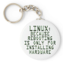 Linux: Because rebooting is only for installing... Key Chains