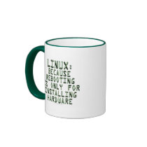 Linux: Because rebooting is only for installing... Mug