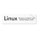 Linux Bumper Sticker bumper stickers