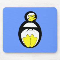 LINUX CARTOON TUX PENGUIN mousepads by Sofia_Youshi LINUX CARTOON TUX PENGUIN mousepads