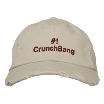 Linux - #!CrunchBang embroidered hats by almax00 Linux - #!CrunchBang embroidered hats