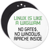 Linux es como una tienda india. Ningunas puertas,  Pins