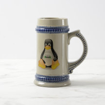 Linux Geek Stein Coffee Mugs