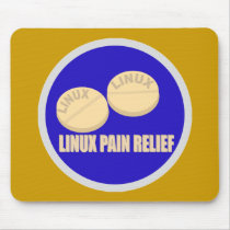 LINUX PAINKILLER PILLS mousepads by Sofia_Youshi LINUX PAINKILLER PILLS mousepads