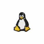 Linux Penguin Embroidered Shirt