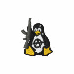 Linux Penguin Revolutionary Embroidered Shirt