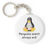 linux-penguin-tux key chains