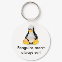 linux-penguin-tux keychains by roboman410 linux-penguin-tux keychains