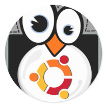 Linux Penquin Ubuntu Sticker by j053ph Linux Penquin Ubuntu Sticker
