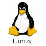 linux post card