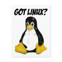 Linux Products & Designs! postcards