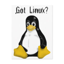 Linux Products & Designs! postcards