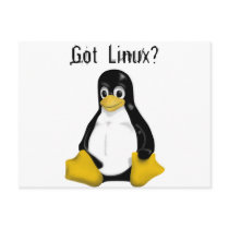 Linux Products & Designs! postcards