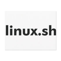 linux.sh Products & Designs! postcards