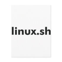 linux.sh Products & Designs! postcards