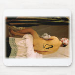 LINUX TATOO NAKED LADY PAINT MOUSE PADS
