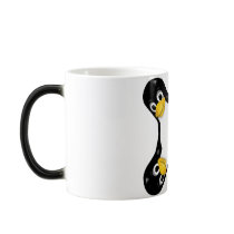 LINUX TUX 4 HEADS mugs by Sofia_Youshi LINUX TUX 4 HEADS mugs