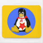 LINUX TUX COMMUNIST PARTISAN MOUSE PAD