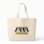 LINUX TUX PENGUIN FRIENDS TOTE BAG