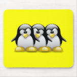 LINUX TUX PENGUIN FRIENDS MOUSE MATS
