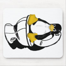 LINUX TUX POOP TOILET MOUSE MATS