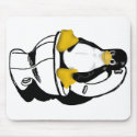 LINUX TUX POOP TOILET mousepads by Sofia_Youshi LINUX TUX POOP TOILET mousepads