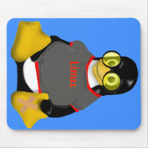 LINUX TUX SUN GLASSES 3 mousepads