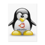 Linux Ubuntu Tux Postcards