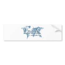 Linux Worldwide Bumper Stickers