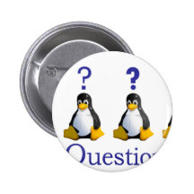 LinuxQuestions.org Logo Pinback Buttons