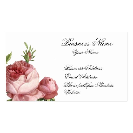 l'invitation business card (back side)