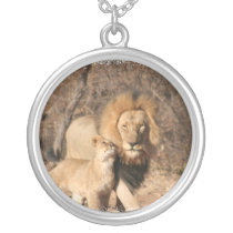 Lion and Cub Necklace