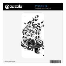 Lion and Grapes 獅子葡萄 Skin For The iPhone 4S