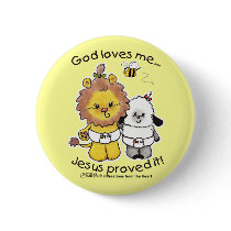 Lion and Lamb Babies Pin
