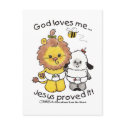 Lion and Lamb Babies postcards
