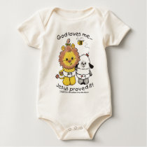 Lion and Lamb Babies t-shirts