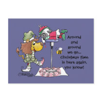 Lion and Lamb Candy Cane Makers Postcards