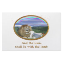 lion and lamb cards customized stationery